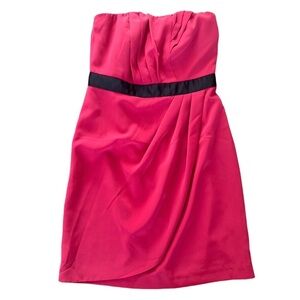 The Limited Y2K Babydoll Strapless Pink Mini Dress